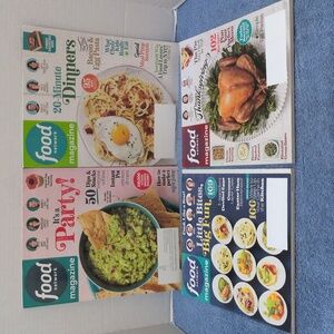 Food Network Magazine Bundle of 4 Magazines April, May, September, November 2019